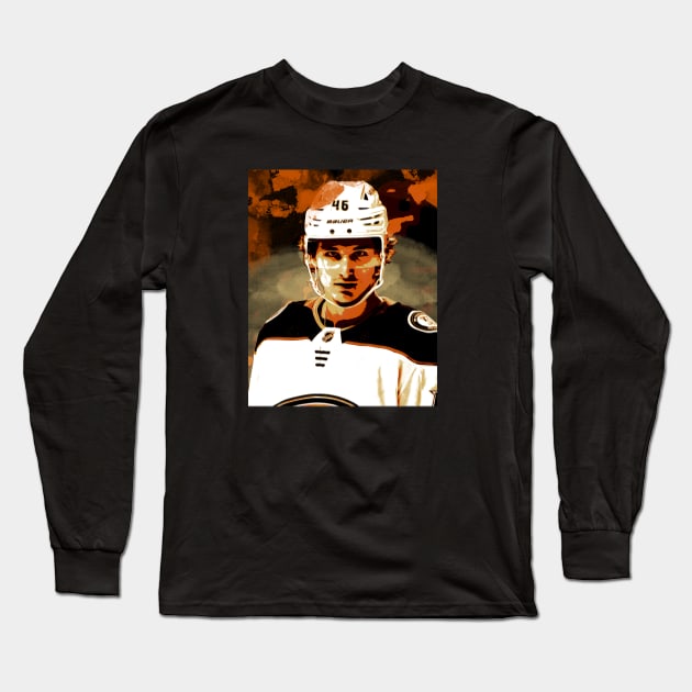 Trevor Zegras Long Sleeve T-Shirt by islandersgraphics